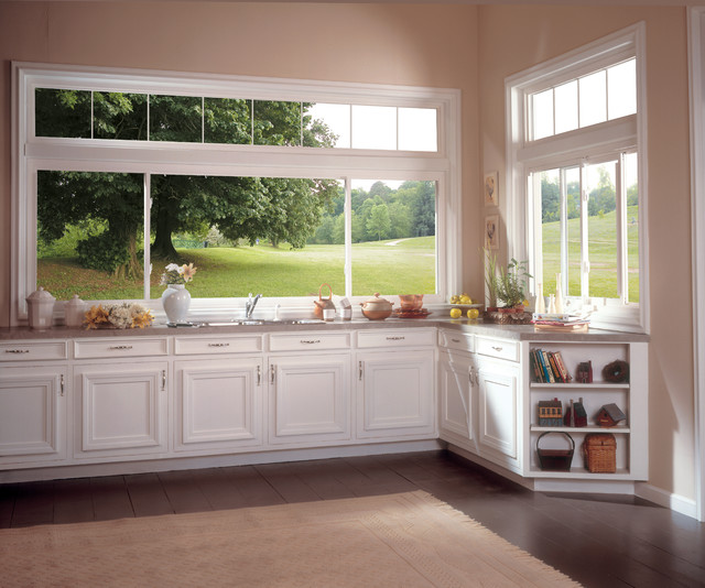 Beautiful Windows Make The Room traditional-kitchen