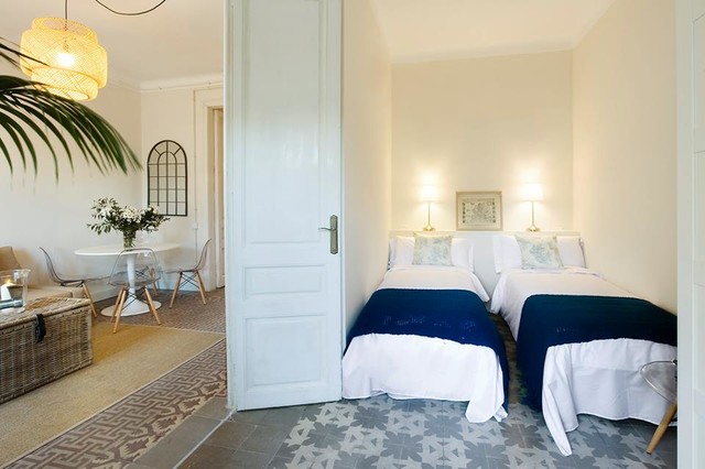 Reforma Eixample Barcelona eklektisch-schlafzimmer