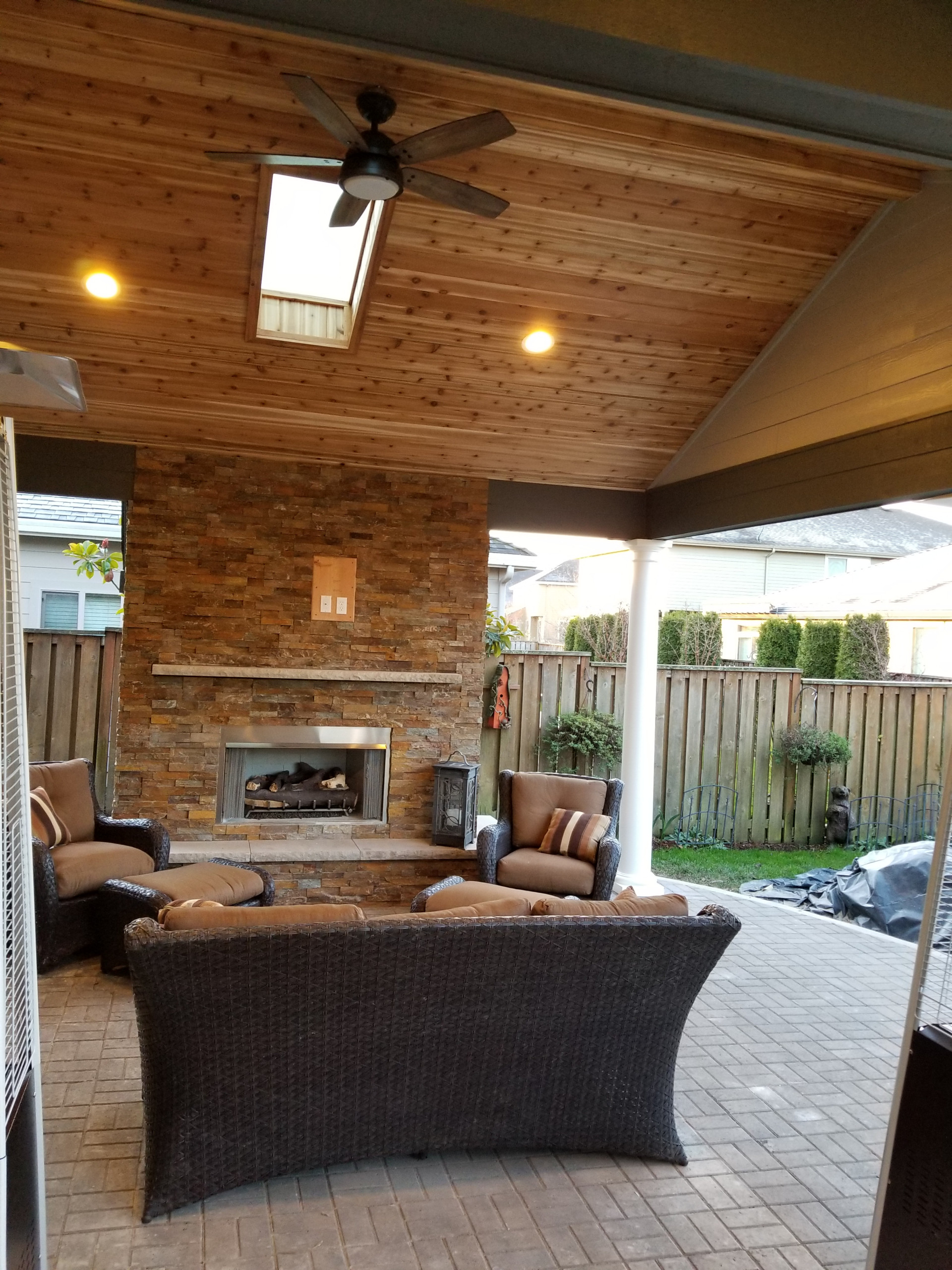 outdoor living space