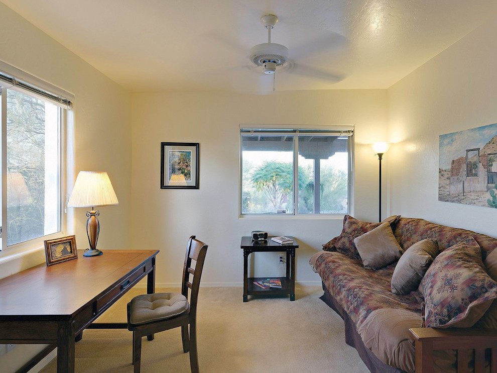 Guest Room Home Office Decorating Ideas with Futons New York by