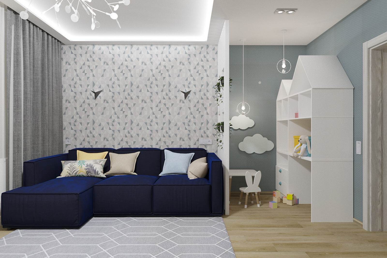 Скандинавская двушка для молодой семьи