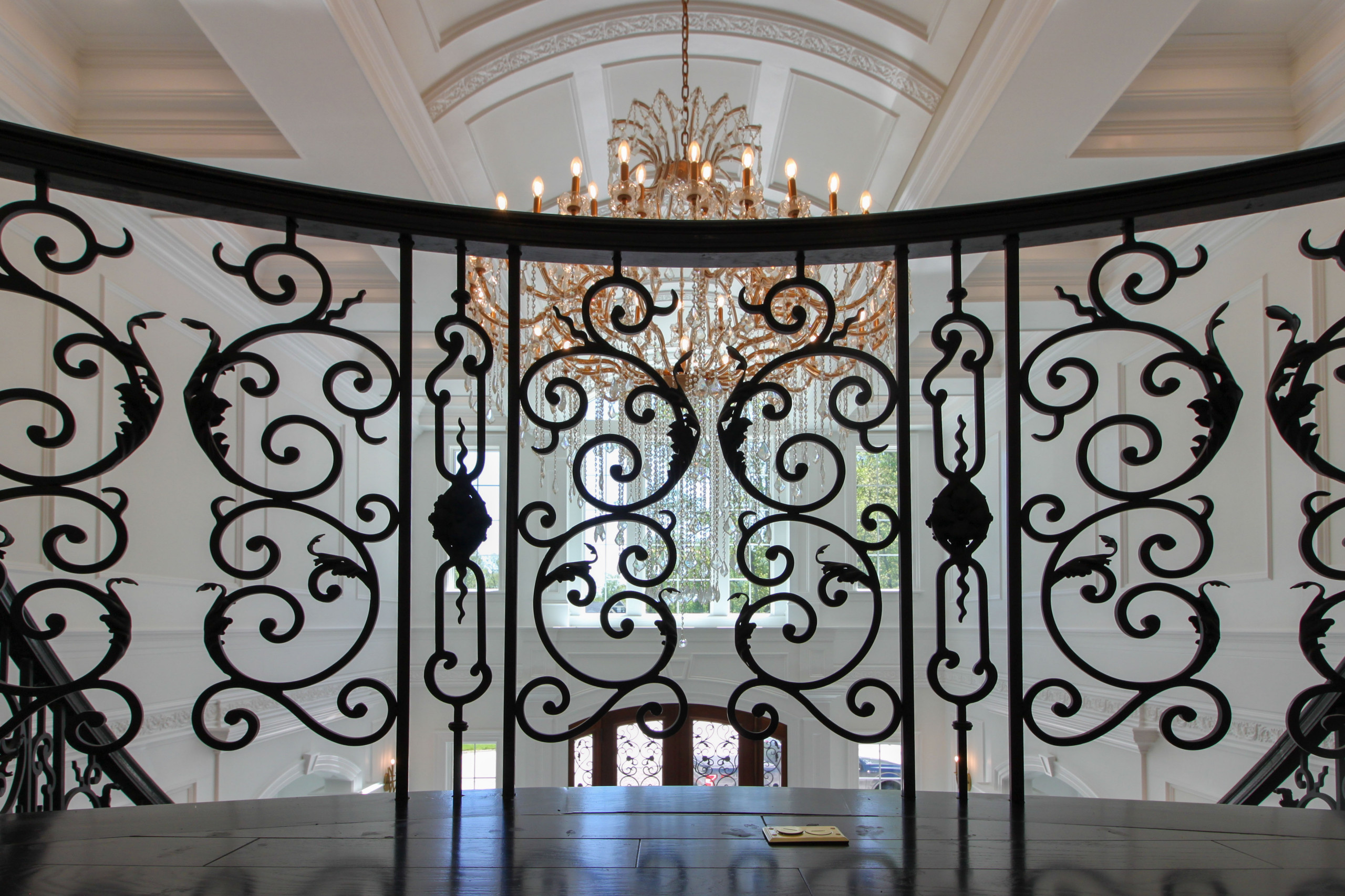 92_Grand Double Staircase in Exquisite Custom Home, Great Falls VA 22066