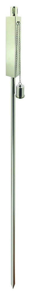 Anywhere Torch, Polished Stainless Rectangle, 2-Pack