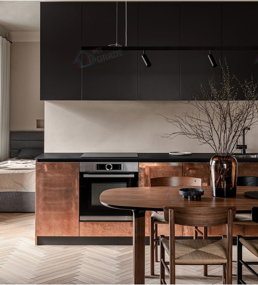 Inspiration for a rustic home design remodel in Vancouver
