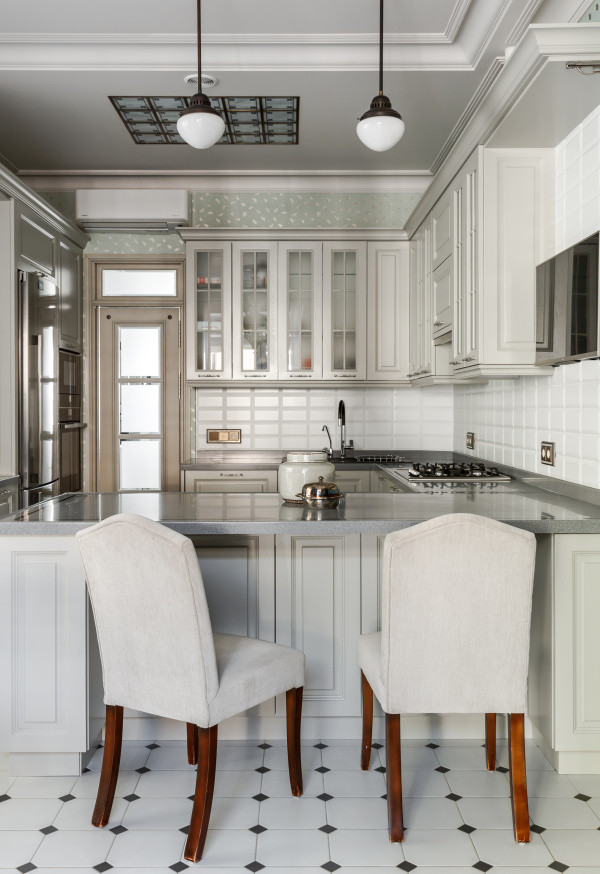 Интерьер дуплекса в поселке Бристоль Московская область. Правое крыло