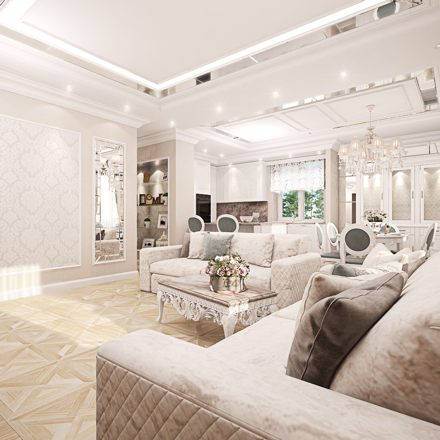 Проект интерьера в г. Новосибирск ЖК переулок бульварный