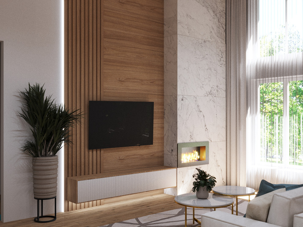 3д визуализация гостиной в Краснодарском крае