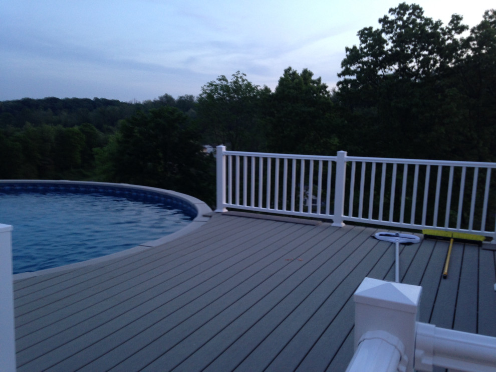 Deck - large modern deck idea