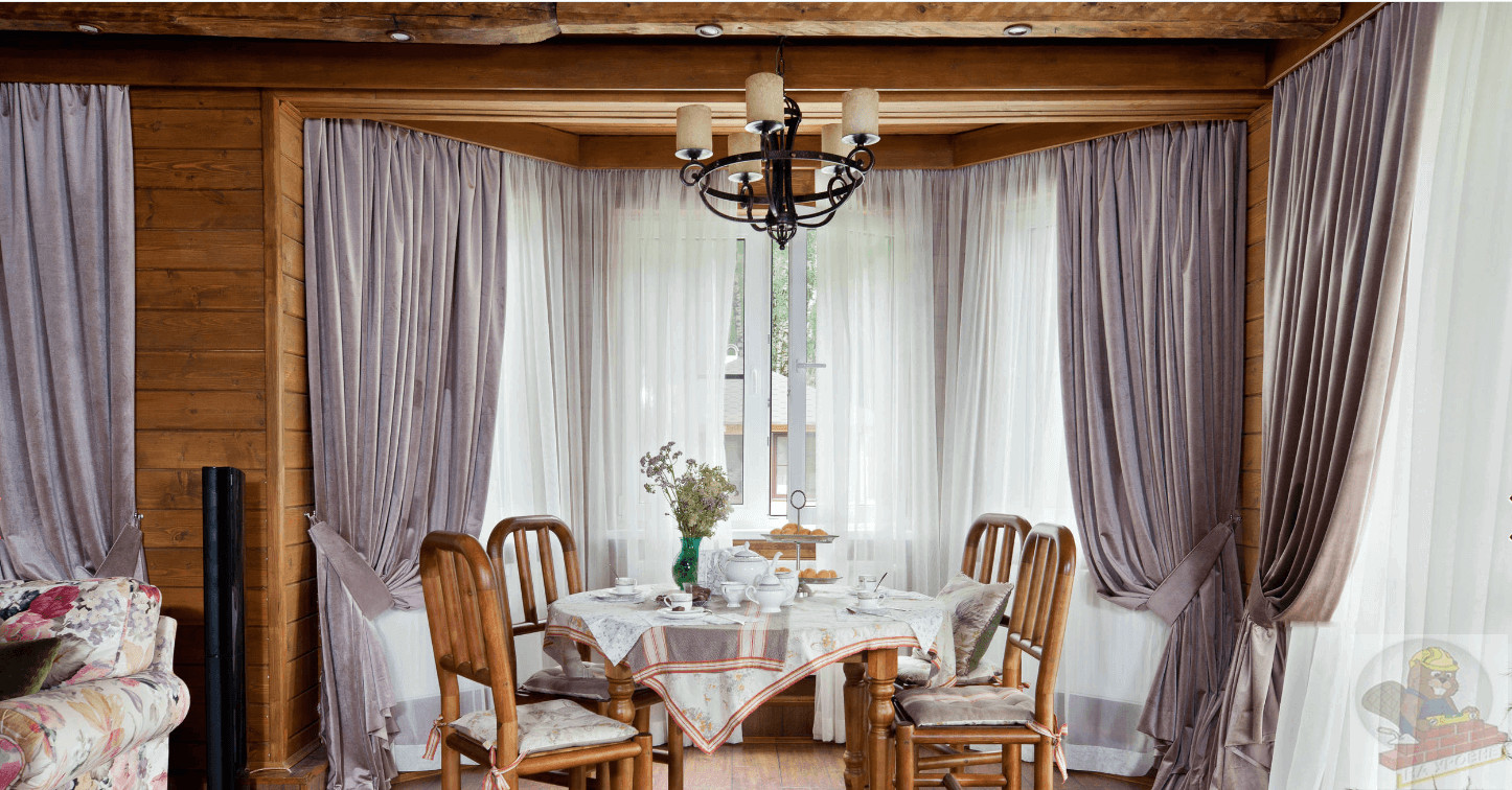 Отделка частного дома в стиле фьюжн