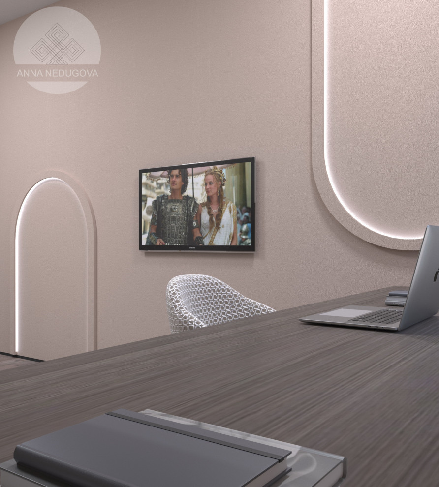 Дизайн проект загородного дома, д. Жаворонки, Московская область.