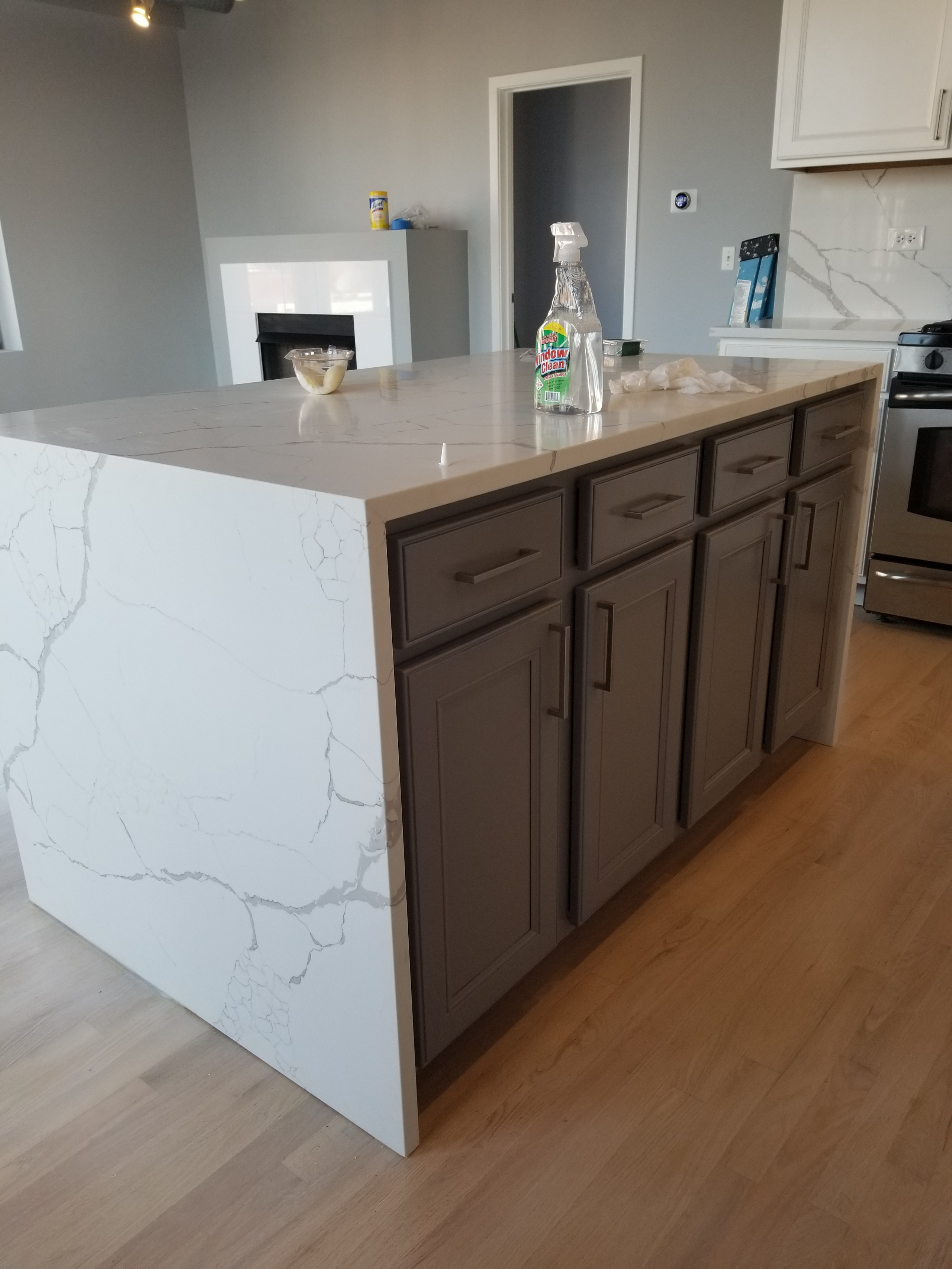 kitchen makeover  and cabinets refinish