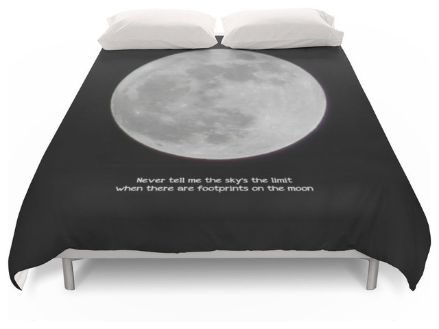 The Moon Duvet Cover Contemporary Duvet Covers And Duvet Sets