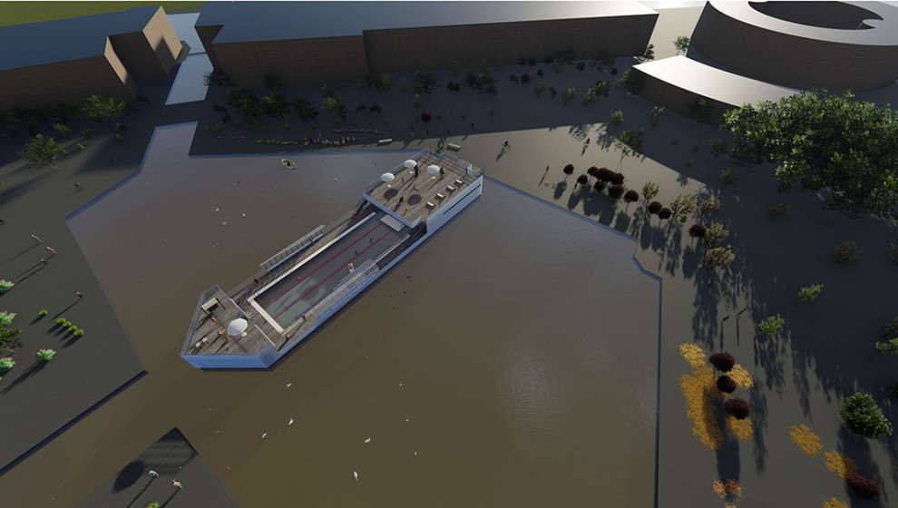 Открытый Бассейн - остров Новая Голландия