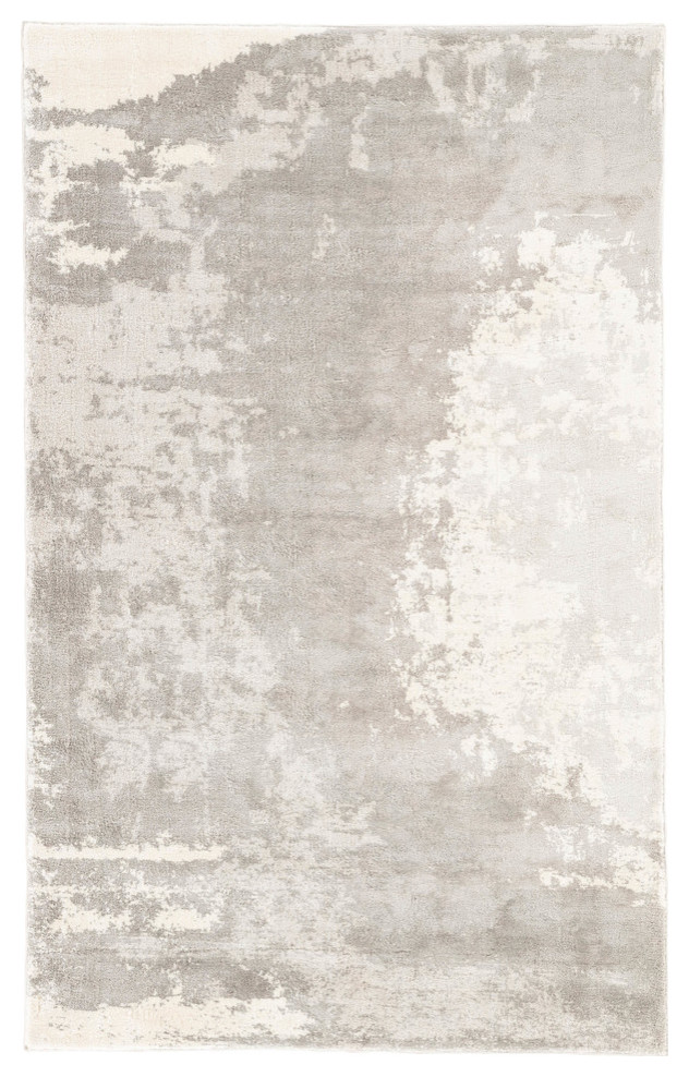 Jaipur Living Ripley Abstract Gray/White Area Rug, 7'10"x9'10"