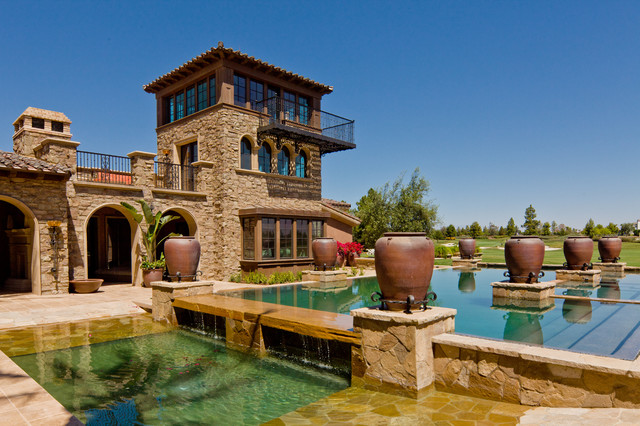 A Tuscan Villa 1 - Mediterranean - Pool - Orange County - by South