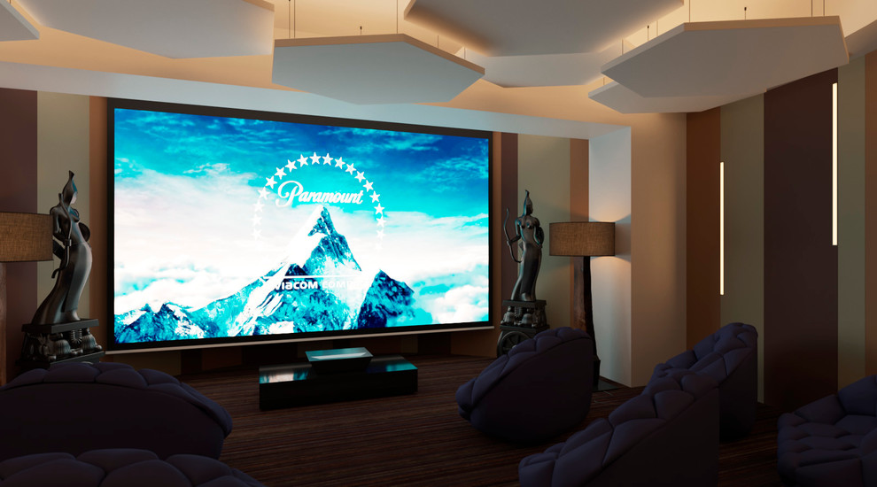 Кинозал в ресторане