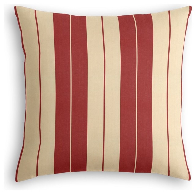 Racing Stripe Pillow, Red