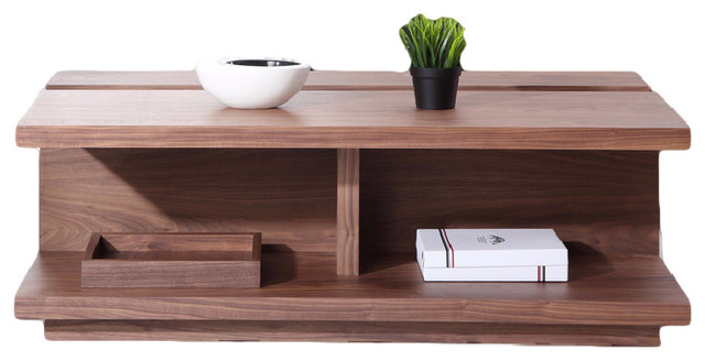 light walnut coffee table