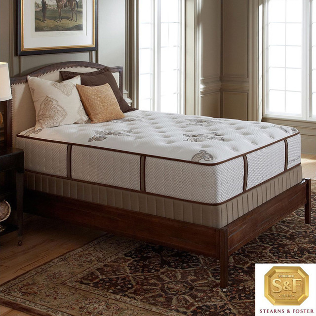 Stearns and Foster Estate Firm Tight Top Kingsize Mattress Set