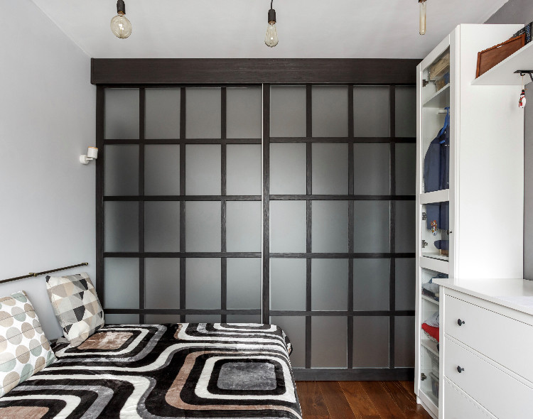 Перегородка в студии 23 метра квадратных