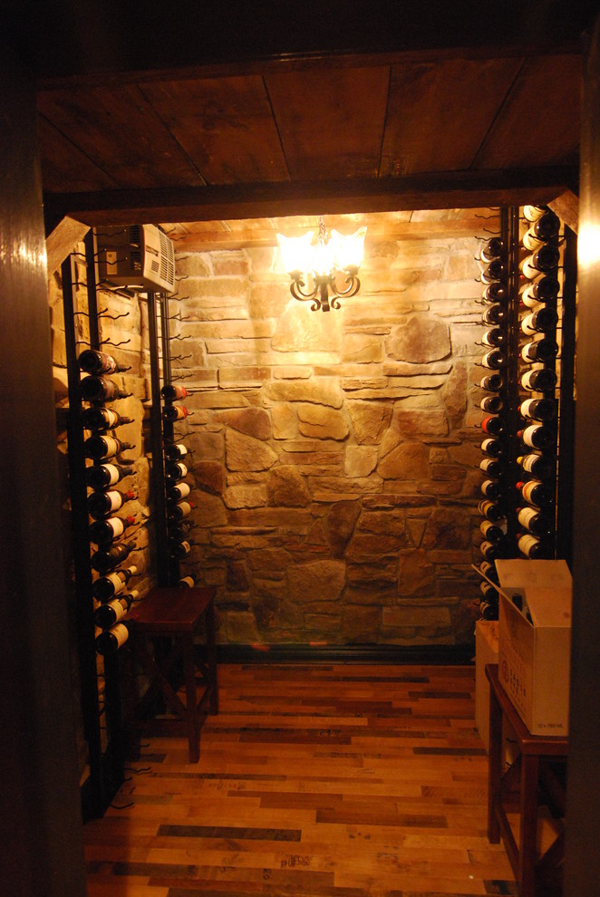 This is an example of a traditional wine cellar in Detroit.
