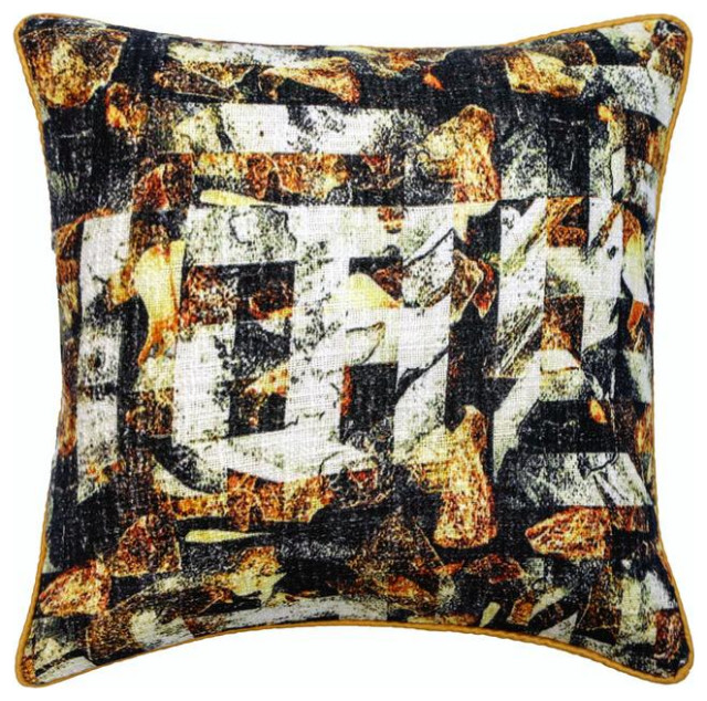 burlap throw pillow covers