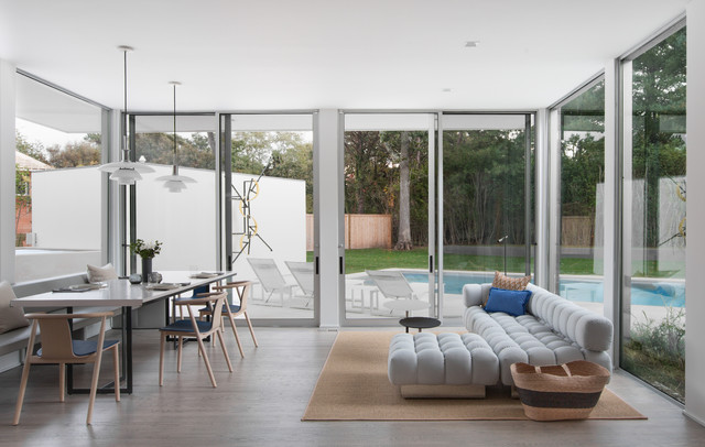 Hamptons contemporaneo-salon