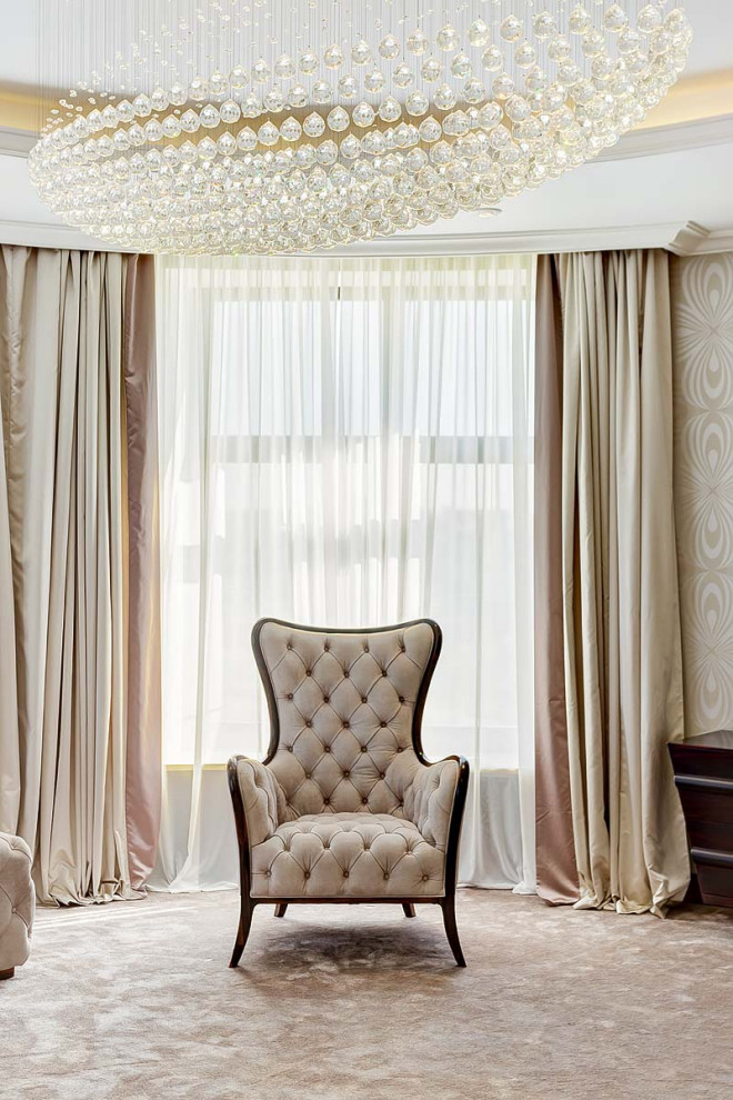 Дом в бежевых тонах