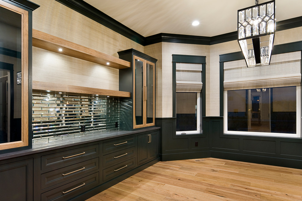 Dining room - transitional dining room idea