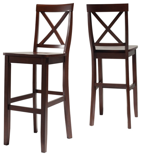 X Back Barstool 30 Seat Height Set Of 2 Bar Stools And Counter X Back Barstool 30 Seat Height Set Of 2 Bar Stools And Counter By Crosley