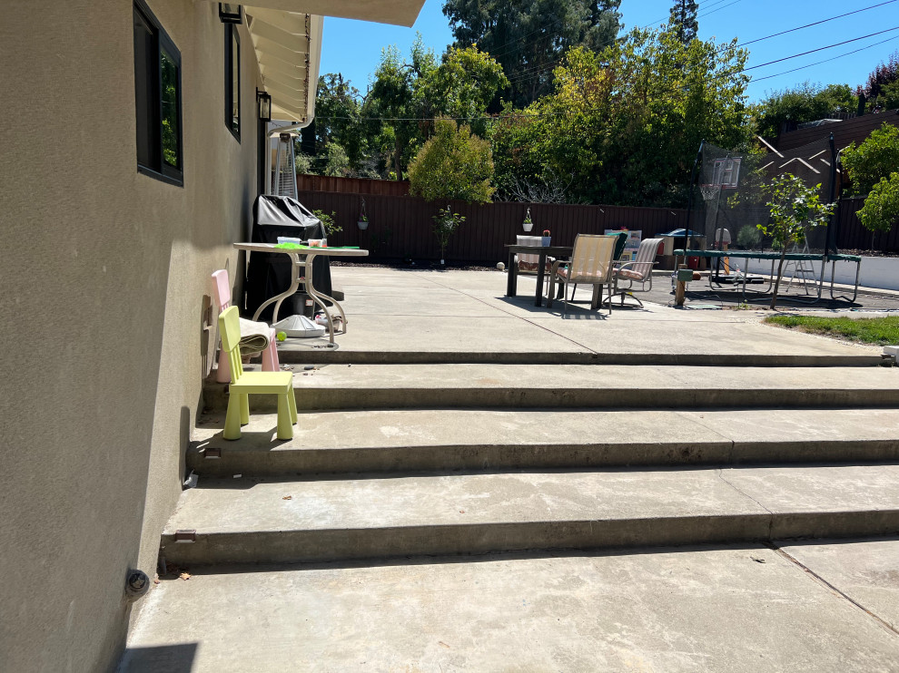 Los Gatos Family Home  Backyard