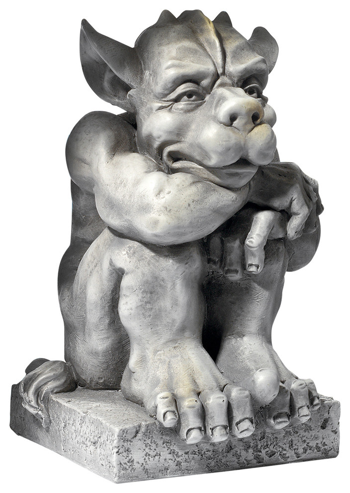 Gaspar Watcher of Souls Gargoyle Statue Eclectic Garden Statues And
