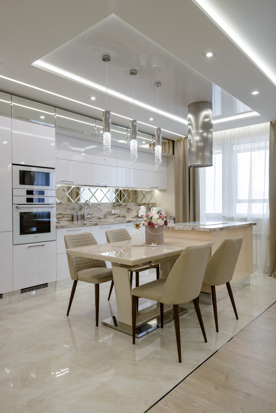 2018г. Фото квартиры 80 м2 в ЖК "Оазис"