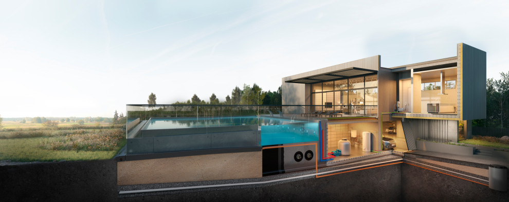 Загородный дом с бассейном