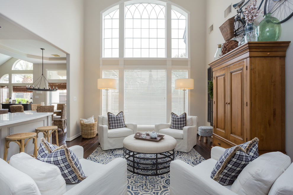 Ann P. Brennan Interior Design - Beach Style - Living Room - Houston ...