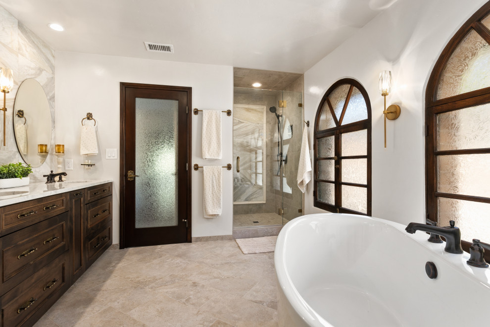 Inspiration for a contemporary bathroom in San Diego.