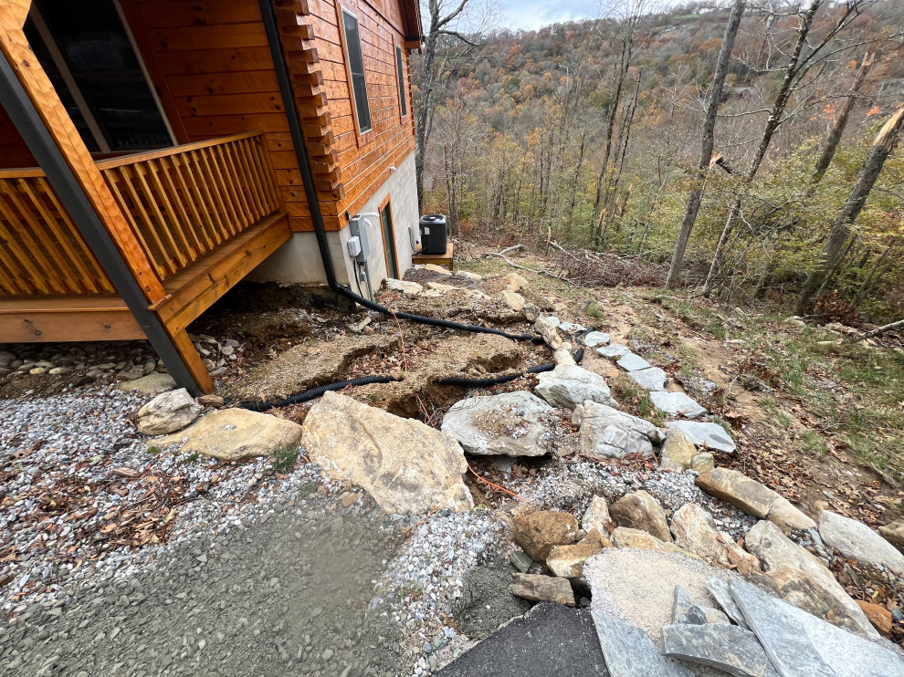 Cozy Rustic Cabin Grading