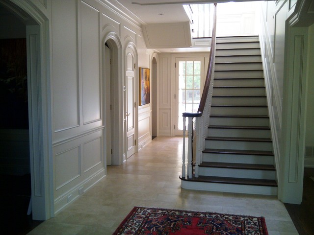 Southhill Main Floor Foyer And Grand Staircase Traditional