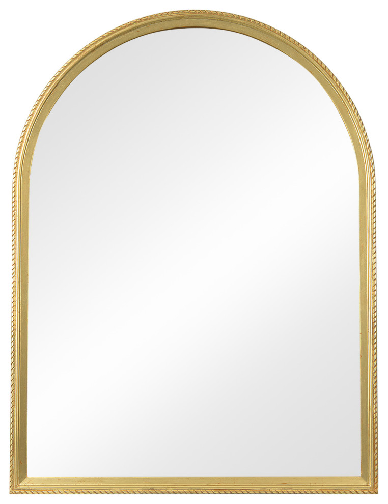 Arch Mirror, Notched Frame Contemporary Wall Mirrors by Best Home Fashion Houzz