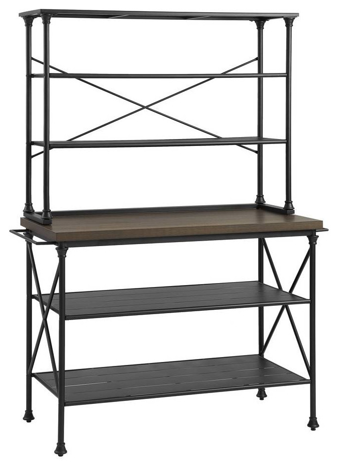 Madeleine Kitchen Island and Hutch Island and Hutch Industrial