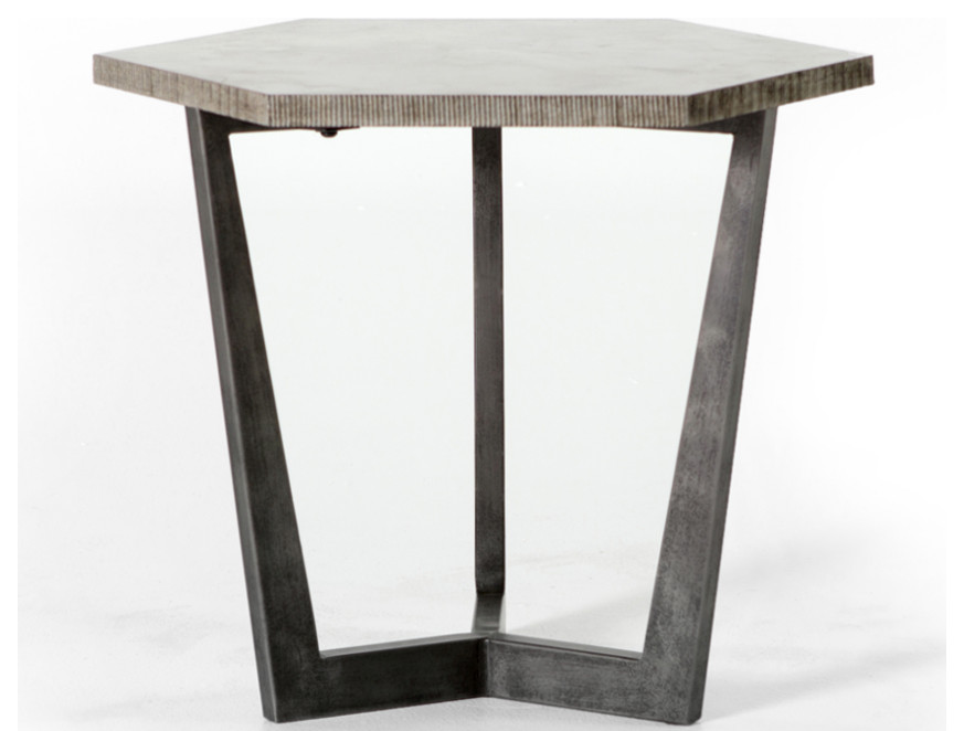 Quinn End Table Industrial Side Tables And End Tables by Marco