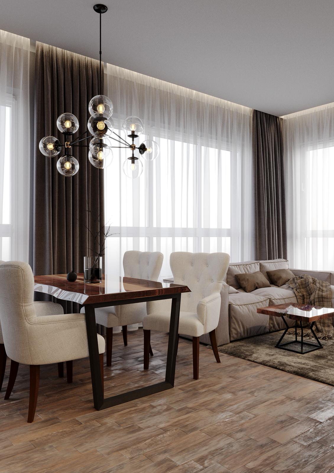 Гостиная-столовая