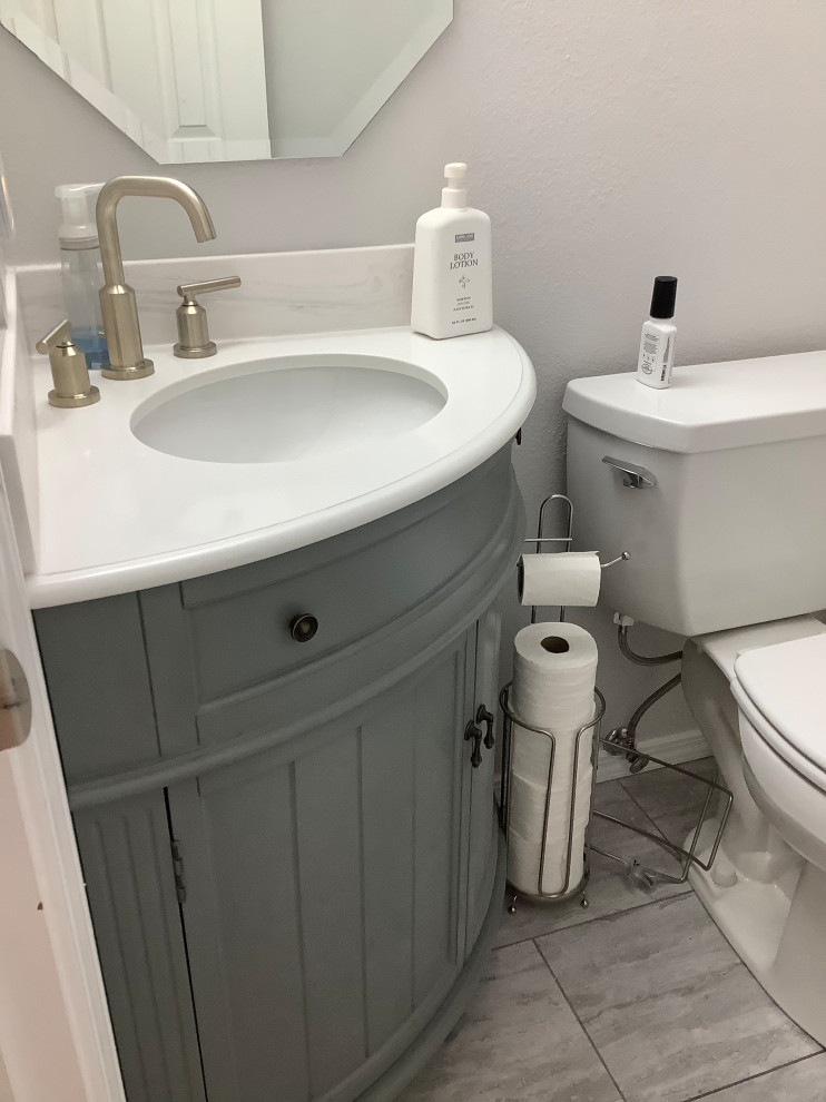 24 Triadsville Corner Shape White Bathroom Sink Vanity With Marble To –  Chans Furniture