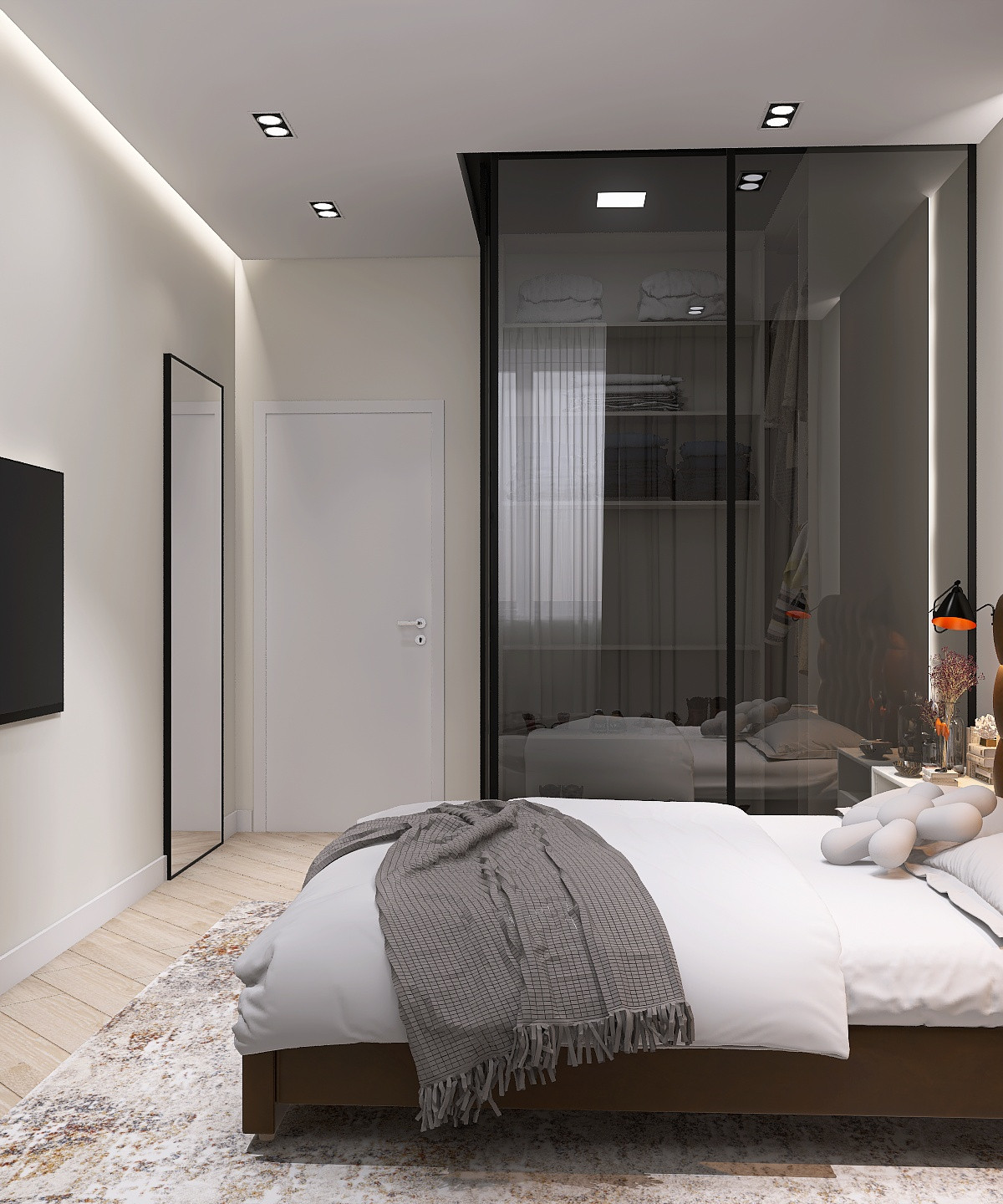 КУХНЯ-ГОСТИНАЯ + СПАЛЬНЯ И КОМНАТА ДЛЯ СЫНА 54 КВ.М.