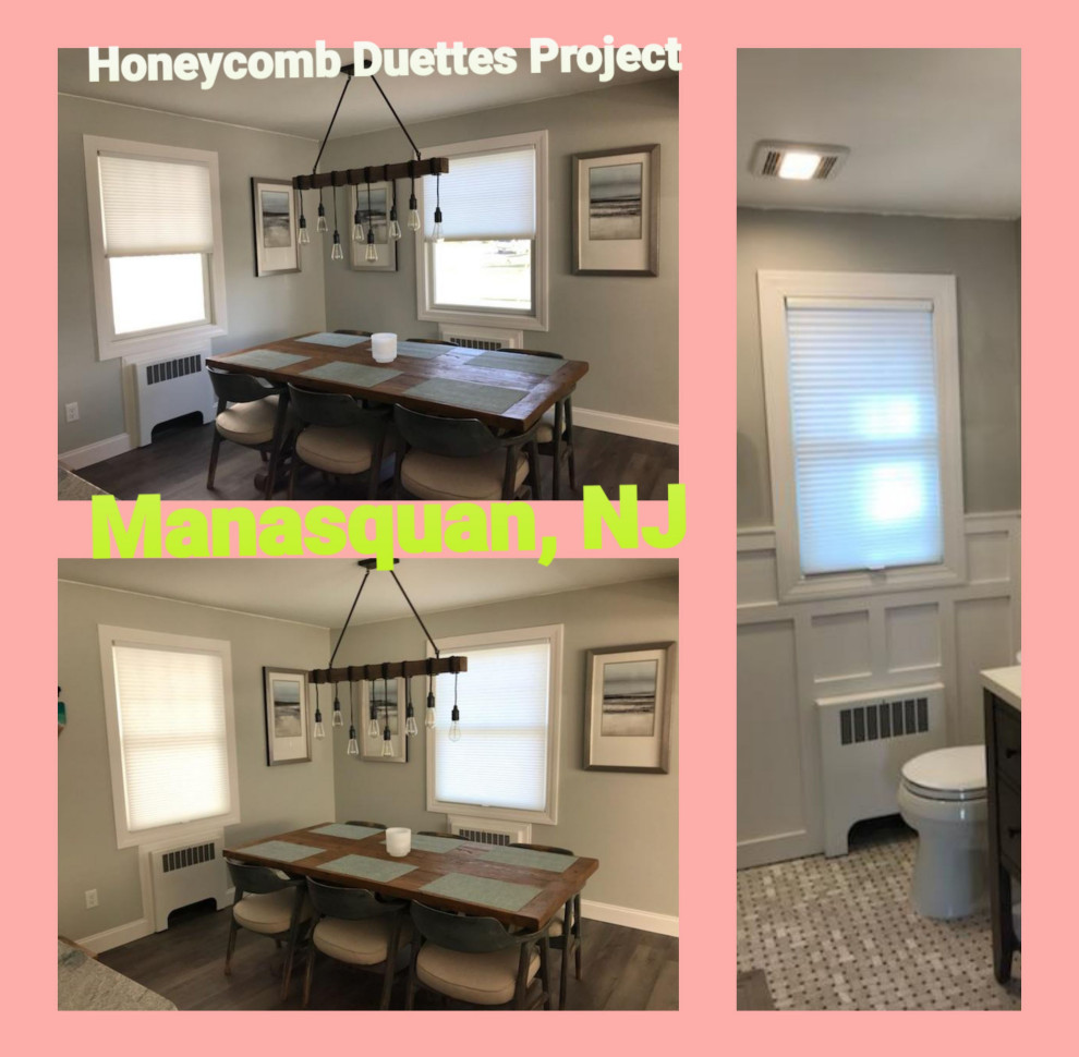 Honeycomb Duette Shades - Various Projects