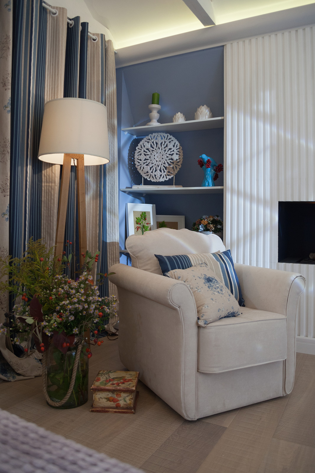 Спальня в мансардном этаже