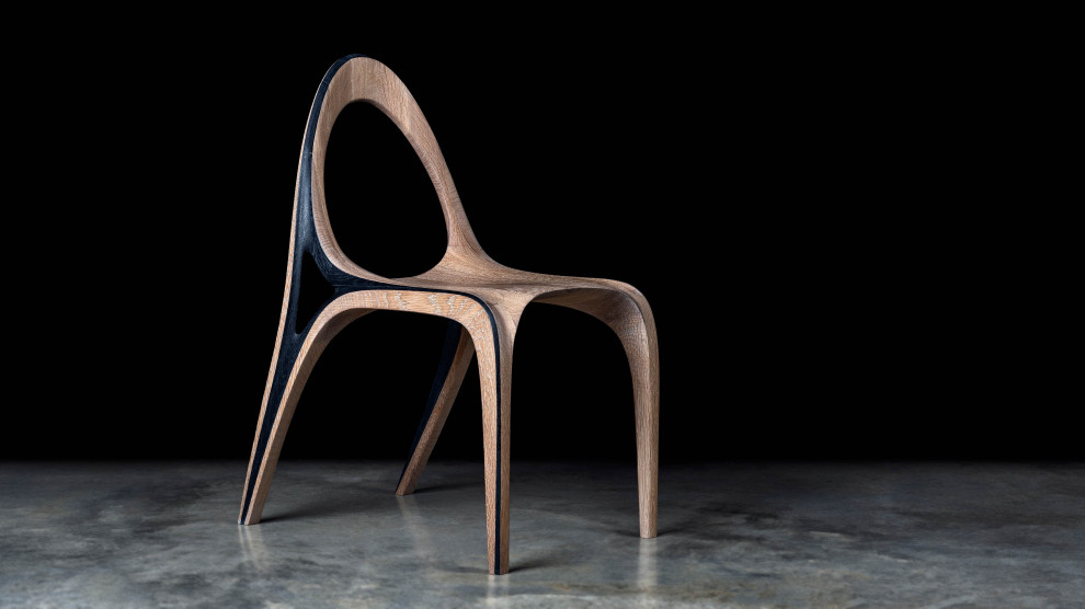 Sculptural Wooden Chair Design in London