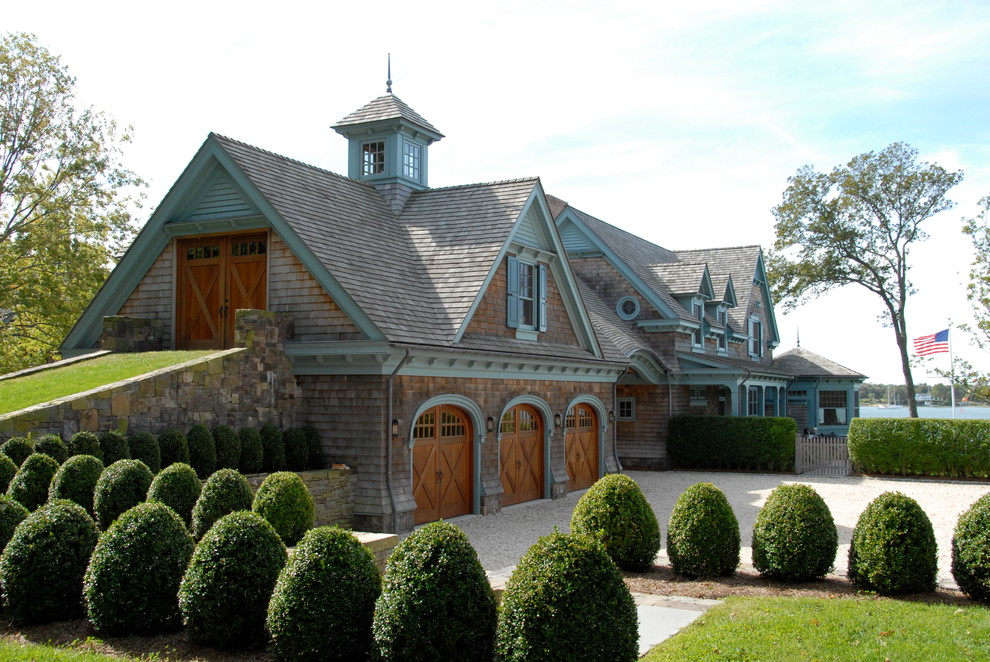 Shelter Island Residence Victorian Garage New York By