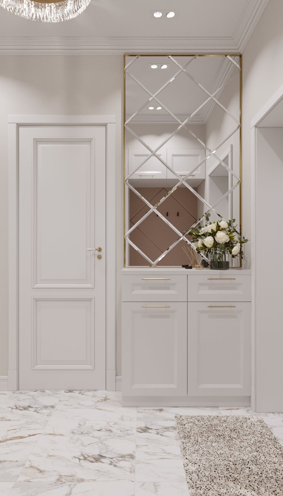 5. Calm classic. Прихожая