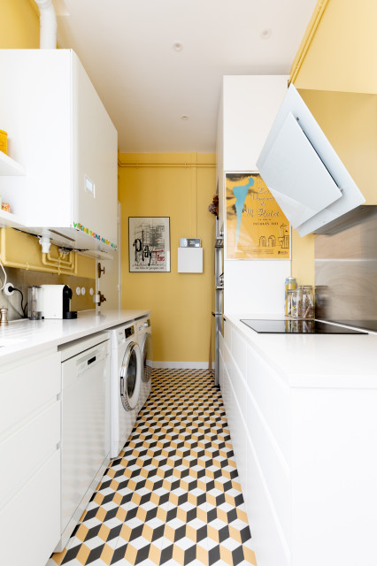 Haussmannien &eacute;clectique eklektisch-kueche